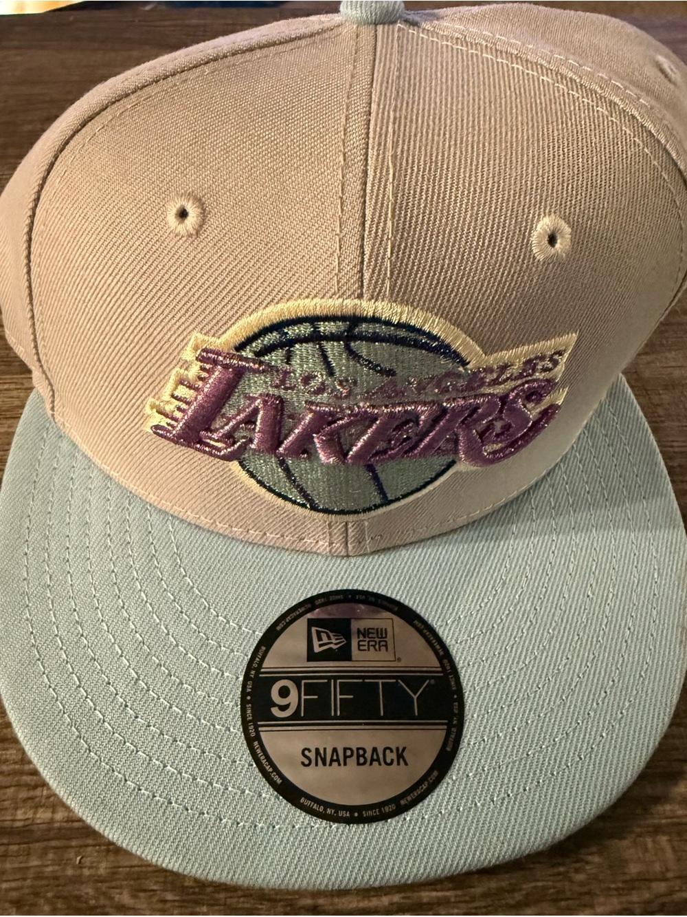 New Era Los Angeles Lakers Pink & Mint 9FIFTY Snapback
